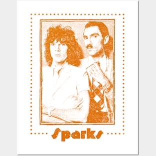 Sparks ////////////// Vintage Style Original Design Posters and Art